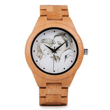 Load image into Gallery viewer, Personality Creative Design Customers Photos UV Printing Customize Wooden Watch Customization Laser Print OEM Great Gift Watches