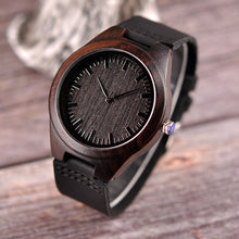 Load image into Gallery viewer, Personalized Engraved Wooden Watches Gifts For Dad,,Mom, friends, Birthday,Anniversary Day,Groomsman Gift