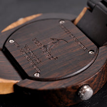 Load image into Gallery viewer, relogio masculino BOBO BIRD Watch Men 2 Time Zone Wooden Quartz Watches Women Design Men's Gift Wristwatches In Wooden Box W-R10