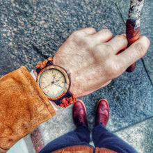 Load image into Gallery viewer, relogio masculino BOBO BIRD Wood Watch Men erkek kol saati Week Display Date Japan Quartz Men' Watches Accept Logo Drop Shipping