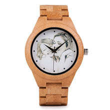 Load image into Gallery viewer, Personality Creative Design Customers Photos UV Printing Customize Wooden Watch Customization Laser Print OEM Great Gift Watches