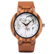 Load image into Gallery viewer, Personality Creative Design Customers Photos UV Printing Customize Wooden Watch Customization Laser Print OEM Great Gift Watches