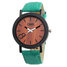 Load image into Gallery viewer, Fashion Luxury Imitation Wood Grain Watch Men Women Simple Casual Leather Clocks Mens Watches Couple Sports Quartz Wristwatch
