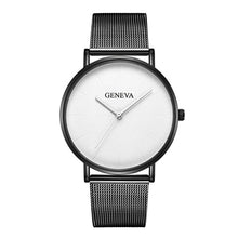 Load image into Gallery viewer, Top Brand Luxury Quartz Watch men Casual Black Japan quartz-watch stainless steel Wooden Face ultra thin clock male New #4M28#F