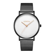 Load image into Gallery viewer, Top Brand Luxury Quartz Watch men Casual Black Japan quartz-watch stainless steel Wooden Face ultra thin clock male New #4M28#F