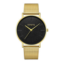 Load image into Gallery viewer, Top Brand Luxury Quartz Watch men Casual Black Japan quartz-watch stainless steel Wooden Face ultra thin clock male New #4M28#F
