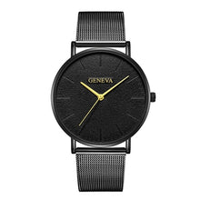 Load image into Gallery viewer, Top Brand Luxury Quartz Watch men Casual Black Japan quartz-watch stainless steel Wooden Face ultra thin clock male New #4M28#F