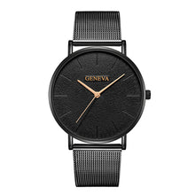 Load image into Gallery viewer, Top Brand Luxury Quartz Watch men Casual Black Japan quartz-watch stainless steel Wooden Face ultra thin clock male New #4M28#F