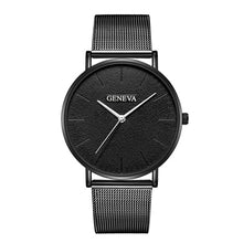 Load image into Gallery viewer, Top Brand Luxury Quartz Watch men Casual Black Japan quartz-watch stainless steel Wooden Face ultra thin clock male New #4M28#F
